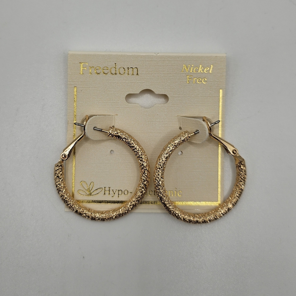 Gold Hoop Earrings